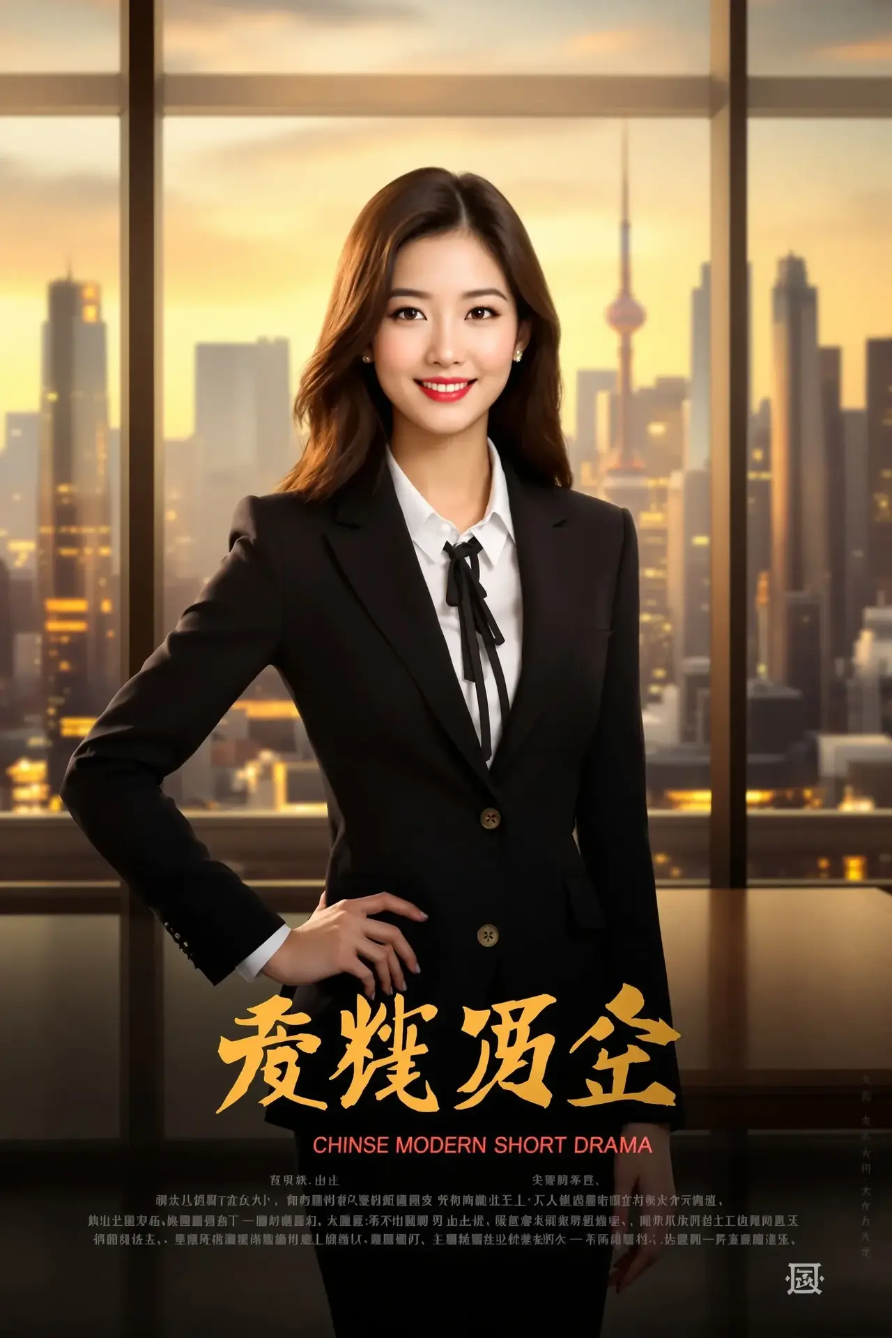 总裁夫人太飒了 - 黄果AI短剧封面