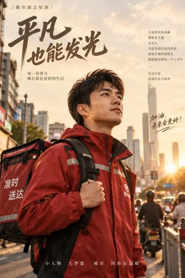 逆袭吧！外卖小哥 - 黄果AI短剧封面
